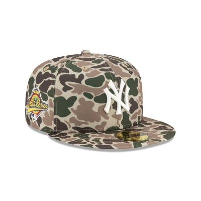 Sapca New Era New York Yankees MLB Duck Camo 59FIFTY Fitted - Verzi